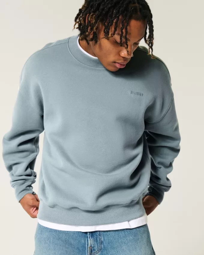 Boxy Logo Crew Sweatshirt,Boxy Logo Crew Sweatshirt Boxy Logo Crew Sweatshirt,Boxy Logo Crew Sweatshirt