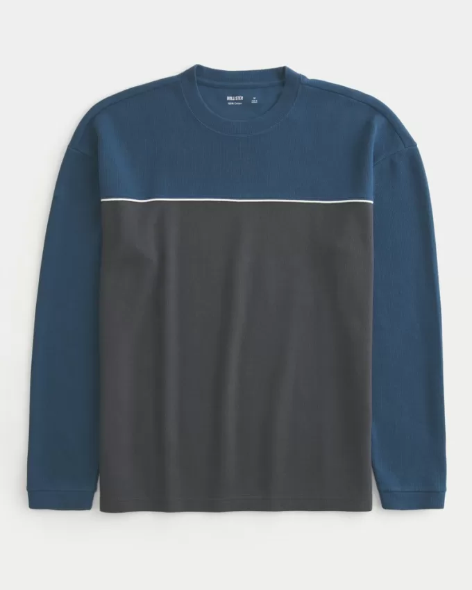 Boxy Long-Sleeve Striped Crew T-Shirt,Boxy Long-Sleeve Striped Crew T-Shirt Boxy Long-Sleeve Striped Crew T-Shirt,Boxy Long-Sleeve Striped Crew T-Shirt