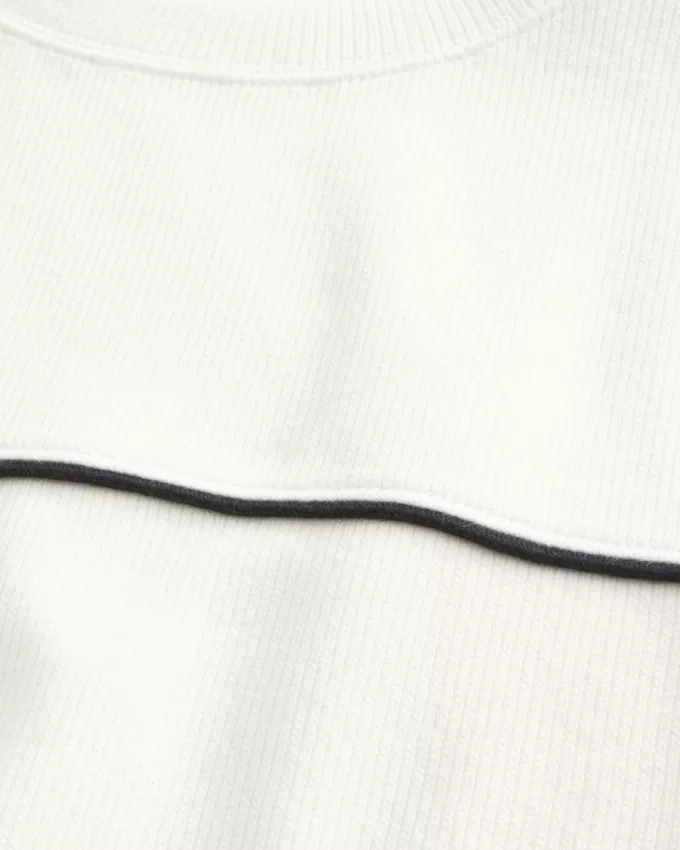 Boxy Long-Sleeve Striped Crew T-Shirt,Boxy Long-Sleeve Striped Crew T-Shirt Boxy Long-Sleeve Striped Crew T-Shirt,Boxy Long-Sleeve Striped Crew T-Shirt