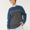 Boxy Long-Sleeve Striped Crew T-Shirt,Boxy Long-Sleeve Striped Crew T-Shirt Boxy Long-Sleeve Striped Crew T-Shirt,Boxy Long-Sleeve Striped Crew T-Shirt