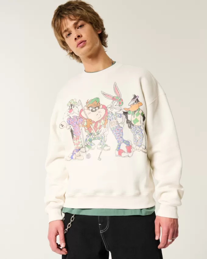 Boxy Looney Tunes Golf Graphic Crew Sweatshirt,Boxy Looney Tunes Golf Graphic Crew Sweatshirt Boxy Looney Tunes Golf Graphic Crew Sweatshirt,Boxy Looney Tunes Golf Graphic Crew Sweatshirt