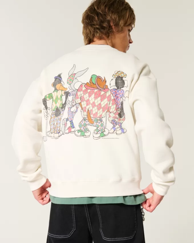 Boxy Looney Tunes Golf Graphic Crew Sweatshirt,Boxy Looney Tunes Golf Graphic Crew Sweatshirt Boxy Looney Tunes Golf Graphic Crew Sweatshirt,Boxy Looney Tunes Golf Graphic Crew Sweatshirt