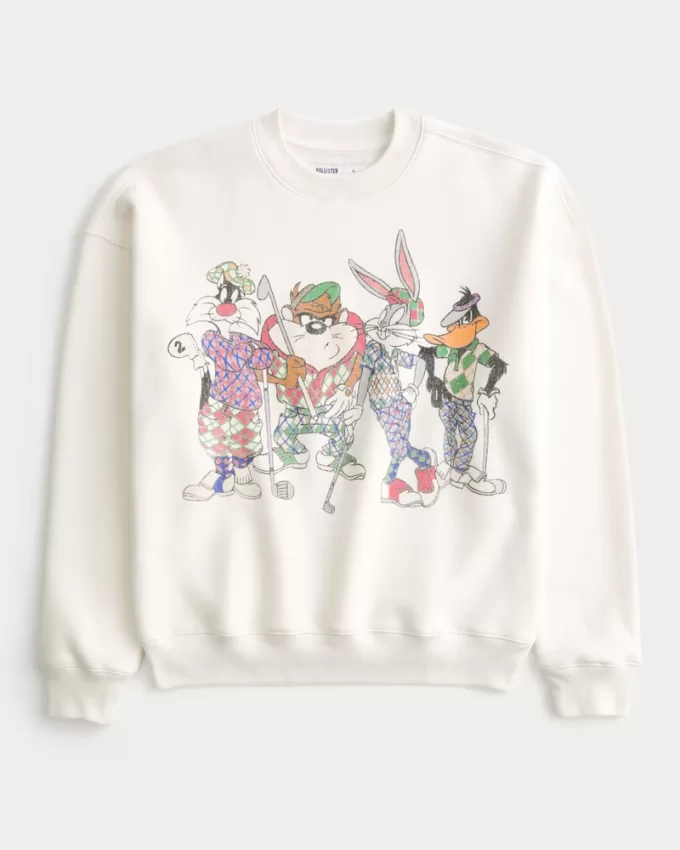 Boxy Looney Tunes Golf Graphic Crew Sweatshirt,Boxy Looney Tunes Golf Graphic Crew Sweatshirt Boxy Looney Tunes Golf Graphic Crew Sweatshirt,Boxy Looney Tunes Golf Graphic Crew Sweatshirt