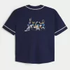 Boxy Looney Tunes Graphic Baseball Jersey,Boxy Looney Tunes Graphic Baseball Jersey Boxy Looney Tunes Graphic Baseball Jersey,Boxy Looney Tunes Graphic Baseball Jersey