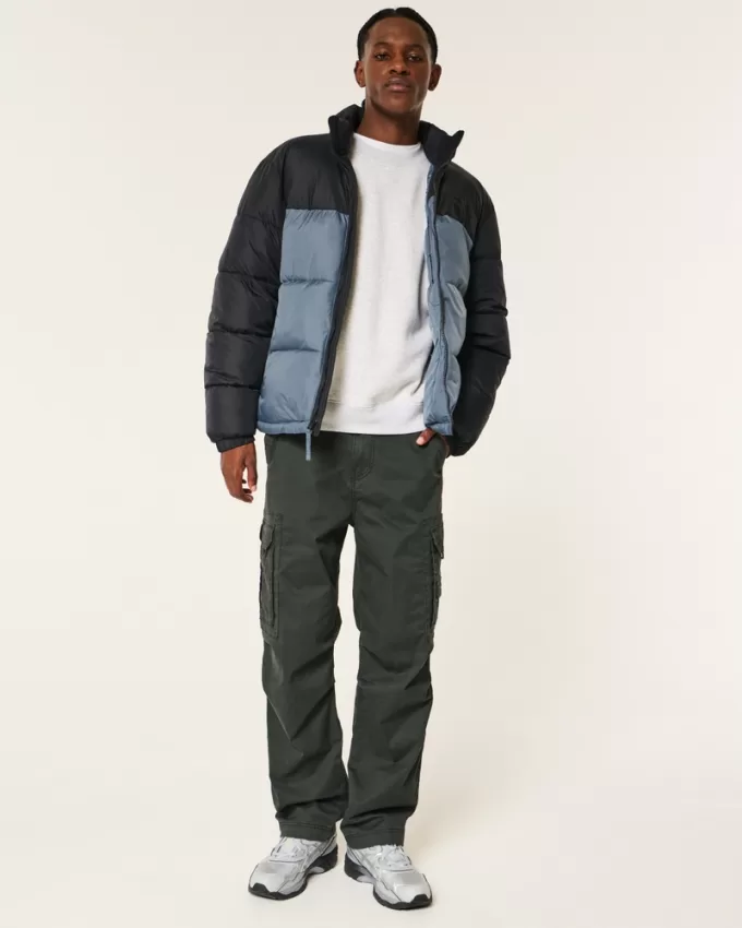 Boxy Mock-Neck Puffer Jacket,Boxy Mock-Neck Puffer Jacket Boxy Mock-Neck Puffer Jacket,Boxy Mock-Neck Puffer Jacket