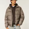 Boxy Mock-Neck Puffer Jacket,Boxy Mock-Neck Puffer Jacket Boxy Mock-Neck Puffer Jacket,Boxy Mock-Neck Puffer Jacket