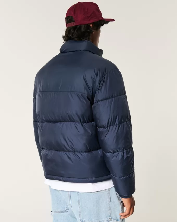 Boxy Mock-Neck Puffer Jacket,Boxy Mock-Neck Puffer Jacket Boxy Mock-Neck Puffer Jacket,Boxy Mock-Neck Puffer Jacket