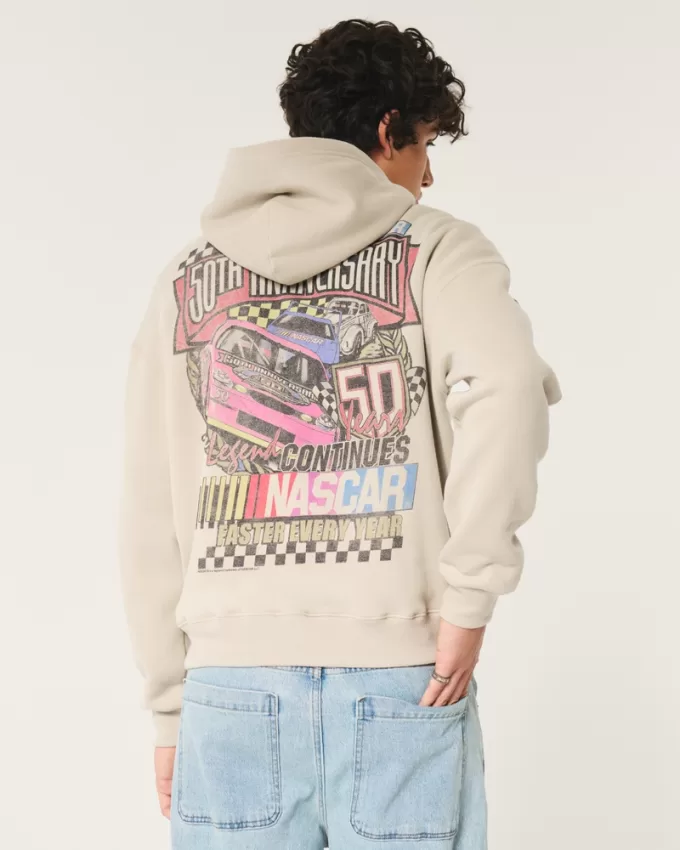Boxy NASCAR Graphic Hoodie,Boxy NASCAR Graphic Hoodie Boxy NASCAR Graphic Hoodie,Boxy NASCAR Graphic Hoodie
