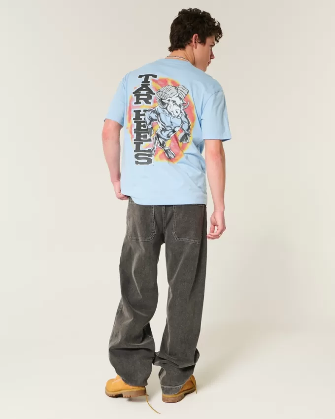 Boxy North Carolina Tar Heels Graphic Tee,Boxy North Carolina Tar Heels Graphic Tee Boxy North Carolina Tar Heels Graphic Tee,Boxy North Carolina Tar Heels Graphic Tee
