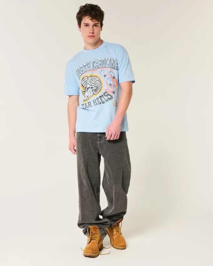 Boxy North Carolina Tar Heels Graphic Tee,Boxy North Carolina Tar Heels Graphic Tee Boxy North Carolina Tar Heels Graphic Tee,Boxy North Carolina Tar Heels Graphic Tee