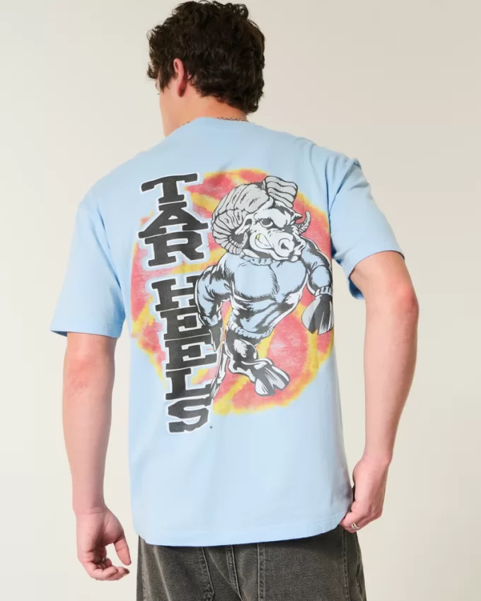 Boxy North Carolina Tar Heels Graphic Tee,Boxy North Carolina Tar Heels Graphic Tee Boxy North Carolina Tar Heels Graphic Tee,Boxy North Carolina Tar Heels Graphic Tee