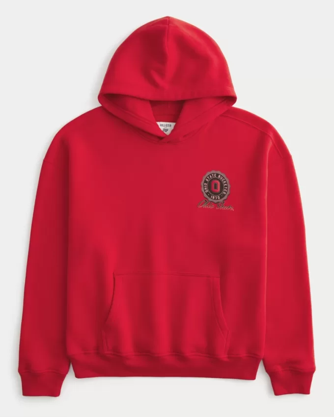 Boxy Ohio State Buckeyes Graphic Hoodie,Boxy Ohio State Buckeyes Graphic Hoodie Boxy Ohio State Buckeyes Graphic Hoodie,Boxy Ohio State Buckeyes Graphic Hoodie