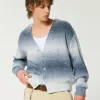 Boxy Ombre Stripe Cardigan,Boxy Ombre Stripe Cardigan Boxy Ombre Stripe Cardigan,Boxy Ombre Stripe Cardigan
