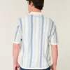 Boxy Pattern Sweater Polo,Boxy Pattern Sweater Polo Boxy Pattern Sweater Polo,Boxy Pattern Sweater Polo