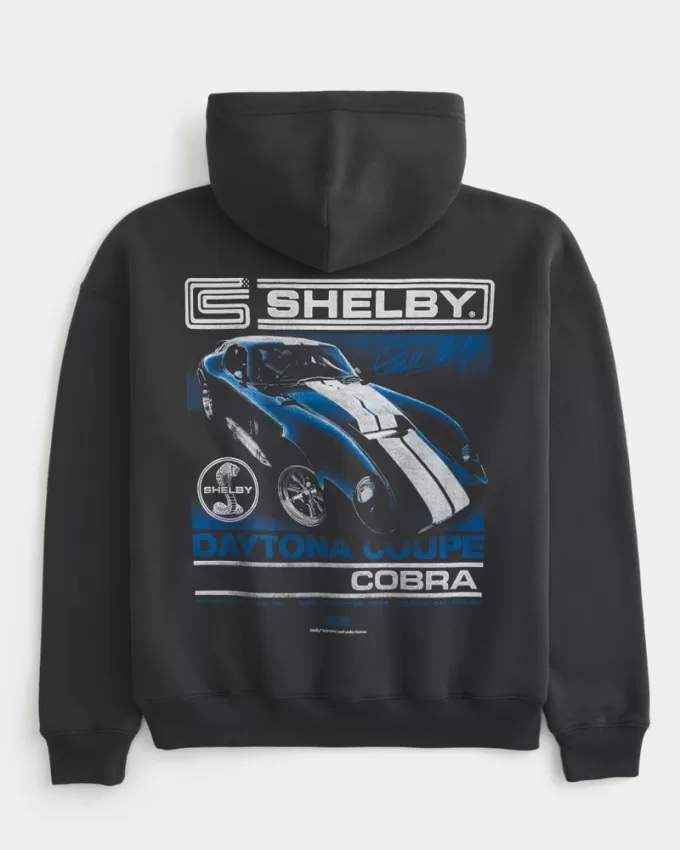 Boxy Shelby Daytona Coupe Graphic Hoodie,Boxy Shelby Daytona Coupe Graphic Hoodie