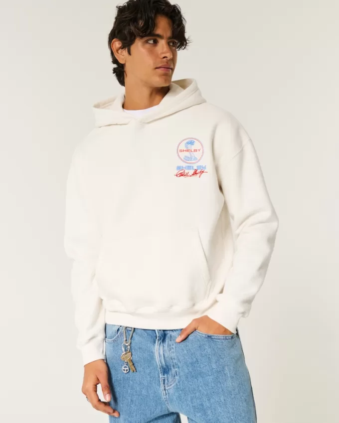 Boxy Shelby Graphic Hoodie,Boxy Shelby Graphic Hoodie