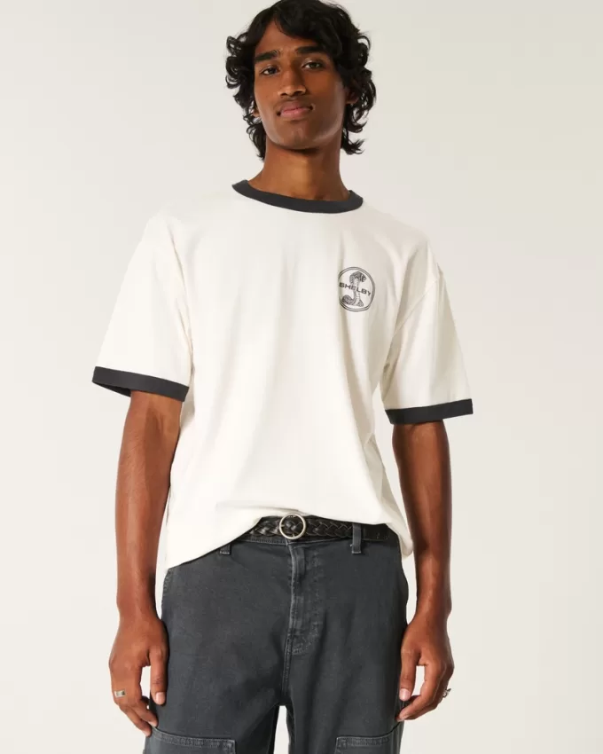 Boxy Shelby Graphic Ringer Tee,Boxy Shelby Graphic Ringer Tee Boxy Shelby Graphic Ringer Tee,Boxy Shelby Graphic Ringer Tee