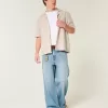 Boxy Short-Sleeve Crochet-Style Shirt,Boxy Short-Sleeve Crochet-Style Shirt Boxy Short-Sleeve Crochet-Style Shirt,Boxy Short-Sleeve Crochet-Style Shirt