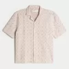 Boxy Short-Sleeve Crochet-Style Shirt,Boxy Short-Sleeve Crochet-Style Shirt Boxy Short-Sleeve Crochet-Style Shirt,Boxy Short-Sleeve Crochet-Style Shirt
