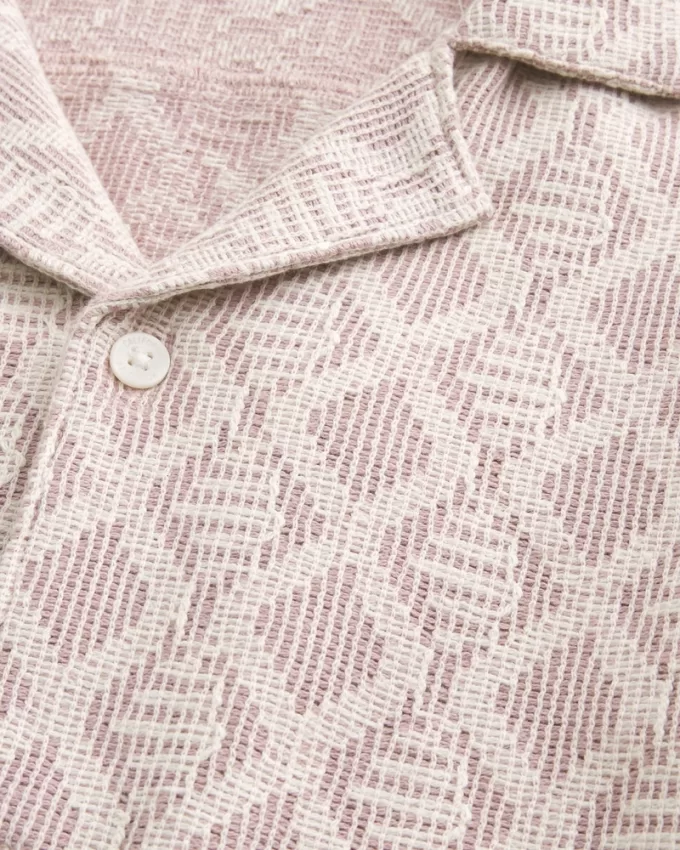 Boxy Short-Sleeve Crochet-Style Shirt,Boxy Short-Sleeve Crochet-Style Shirt Boxy Short-Sleeve Crochet-Style Shirt,Boxy Short-Sleeve Crochet-Style Shirt