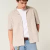 Boxy Short-Sleeve Crochet-Style Shirt,Boxy Short-Sleeve Crochet-Style Shirt Boxy Short-Sleeve Crochet-Style Shirt,Boxy Short-Sleeve Crochet-Style Shirt