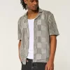Boxy Short-Sleeve Crochet-Style Shirt,Boxy Short-Sleeve Crochet-Style Shirt Boxy Short-Sleeve Crochet-Style Shirt,Boxy Short-Sleeve Crochet-Style Shirt