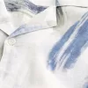 Boxy Short-Sleeve Linen-Blend Shirt,Boxy Short-Sleeve Linen-Blend Shirt Boxy Short-Sleeve Linen-Blend Shirt,Boxy Short-Sleeve Linen-Blend Shirt