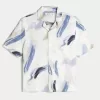 Boxy Short-Sleeve Linen-Blend Shirt,Boxy Short-Sleeve Linen-Blend Shirt Boxy Short-Sleeve Linen-Blend Shirt,Boxy Short-Sleeve Linen-Blend Shirt