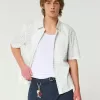 Boxy Short-Sleeve Poplin Shirt,Boxy Short-Sleeve Poplin Shirt Boxy Short-Sleeve Poplin Shirt,Boxy Short-Sleeve Poplin Shirt