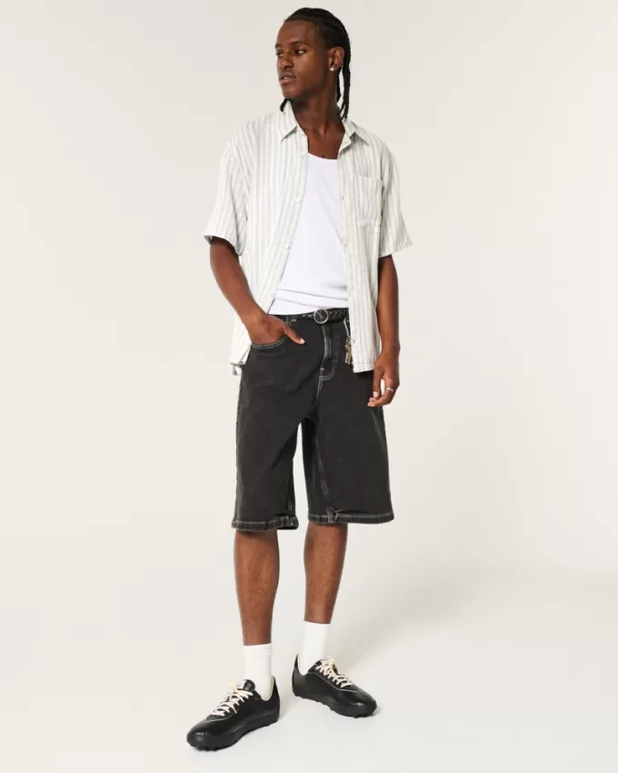 Boxy Short-Sleeve Shirt,Boxy Short-Sleeve Shirt Boxy Short-Sleeve Shirt,Boxy Short-Sleeve Shirt