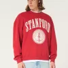 Boxy Stanford University Graphic Crew Sweatshirt,Boxy Stanford University Graphic Crew Sweatshirt Boxy Stanford University Graphic Crew Sweatshirt,Boxy Stanford University Graphic Crew Sweatshirt