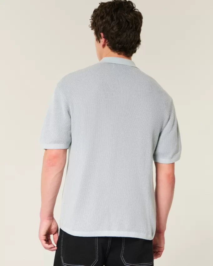 Boxy Sweater Polo,Boxy Sweater Polo Boxy Sweater Polo,Boxy Sweater Polo