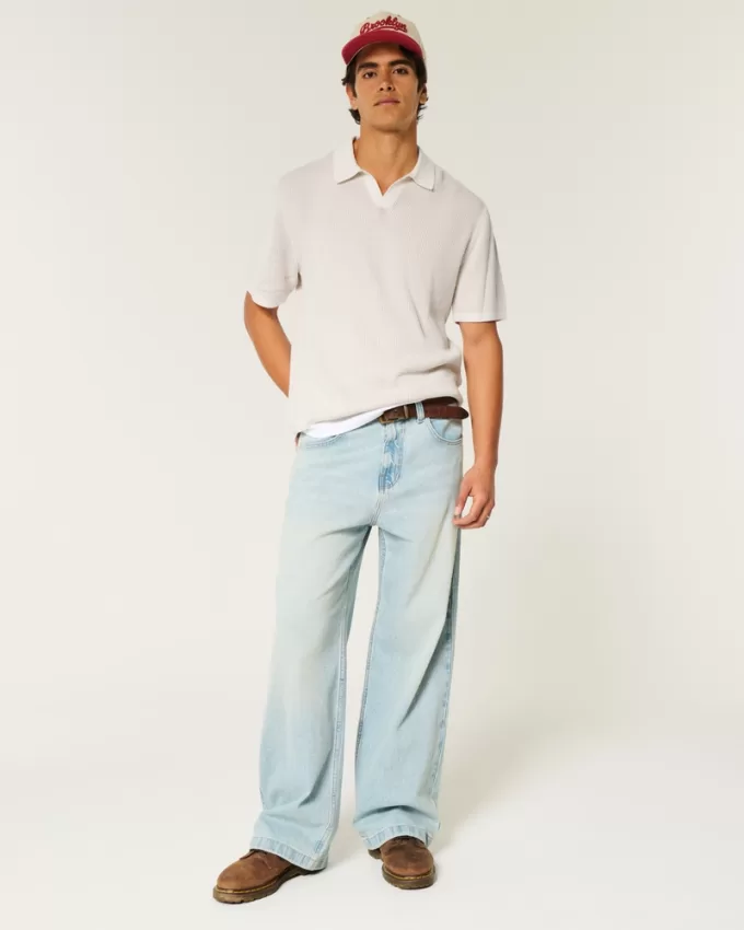 Boxy Sweater Polo,Boxy Sweater Polo Boxy Sweater Polo,Boxy Sweater Polo