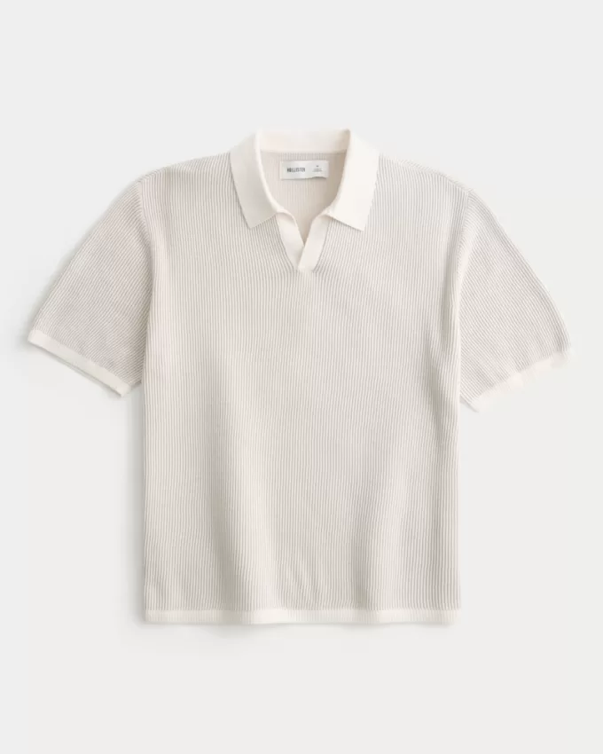 Boxy Sweater Polo,Boxy Sweater Polo Boxy Sweater Polo,Boxy Sweater Polo