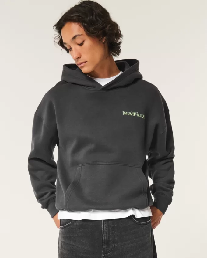 Boxy The Matrix Graphic Hoodie,Boxy The Matrix Graphic Hoodie Boxy The Matrix Graphic Hoodie,Boxy The Matrix Graphic Hoodie