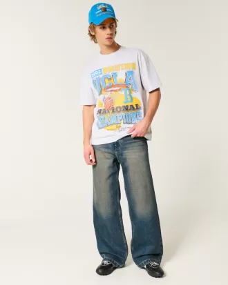 Boxy UCLA Bruins Graphic Tee,Boxy UCLA Bruins Graphic Tee Boxy UCLA Bruins Graphic Tee,Boxy UCLA Bruins Graphic Tee