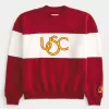 Boxy USC Graphic Crew Sweatshirt,Boxy USC Graphic Crew Sweatshirt Boxy USC Graphic Crew Sweatshirt,Boxy USC Graphic Crew Sweatshirt