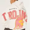 Boxy USC Trojans Graphic Hoodie,Boxy USC Trojans Graphic Hoodie Boxy USC Trojans Graphic Hoodie,Boxy USC Trojans Graphic Hoodie