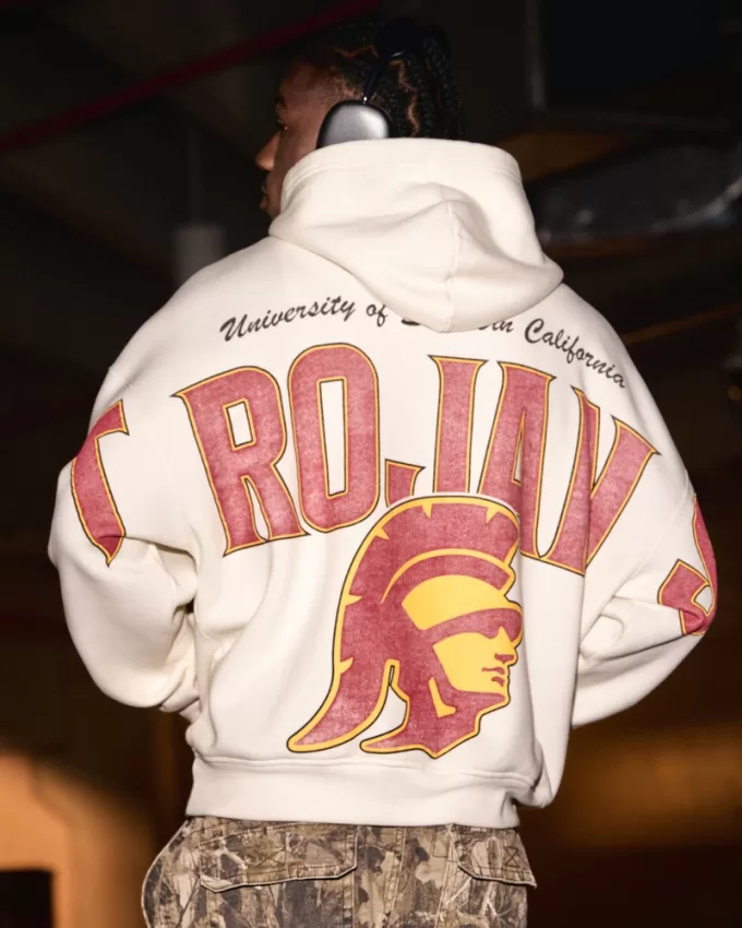 Boxy USC Trojans Graphic Hoodie,Boxy USC Trojans Graphic Hoodie Boxy USC Trojans Graphic Hoodie,Boxy USC Trojans Graphic Hoodie