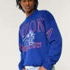 Boxy University of Arizona Wildcats Graphic Crew Sweatshirt,Boxy University of Arizona Wildcats Graphic Crew Sweatshirt