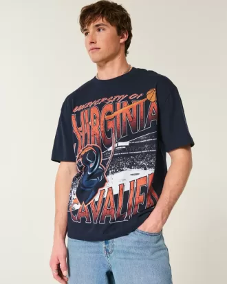 Boxy University of Virginia Cavaliers Graphic Tee,Boxy University of Virginia Cavaliers Graphic Tee Boxy University of Virginia Cavaliers Graphic Tee,Boxy University of Virginia Cavaliers Graphic Tee