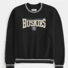 Boxy University of Washington Huskies Graphic Crew Sweatshirt,Boxy University of Washington Huskies Graphic Crew Sweatshirt Boxy University of Washington Huskies Graphic Crew Sweatshirt,Boxy University of Washington Huskies Graphic Crew Sweatshirt