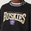 Boxy University of Washington Huskies Graphic Crew Sweatshirt,Boxy University of Washington Huskies Graphic Crew Sweatshirt Boxy University of Washington Huskies Graphic Crew Sweatshirt,Boxy University of Washington Huskies Graphic Crew Sweatshirt
