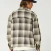 Boxy Washed Flannel Shirt,Boxy Washed Flannel Shirt Boxy Washed Flannel Shirt,Boxy Washed Flannel Shirt