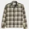 Boxy Washed Flannel Shirt,Boxy Washed Flannel Shirt Boxy Washed Flannel Shirt,Boxy Washed Flannel Shirt