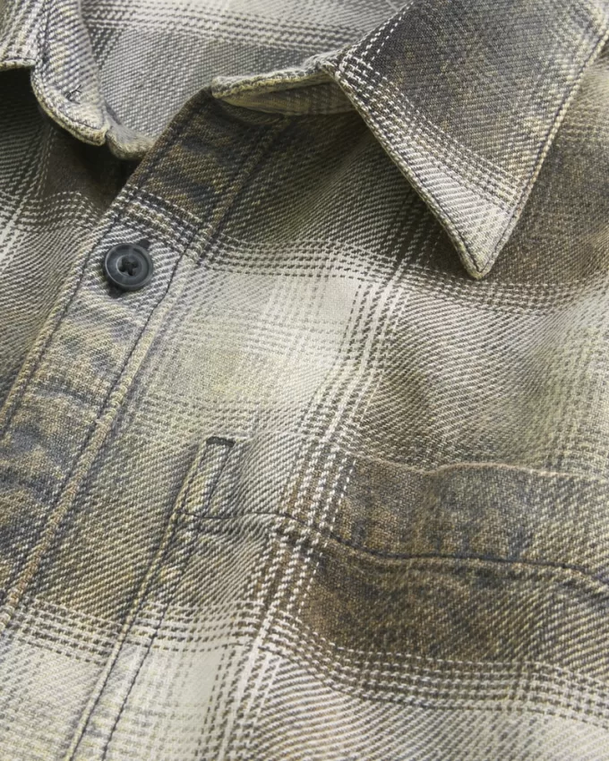 Boxy Washed Flannel Shirt,Boxy Washed Flannel Shirt Boxy Washed Flannel Shirt,Boxy Washed Flannel Shirt