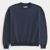 Boxy Washed Logo Crew Sweatshirt,Boxy Washed Logo Crew Sweatshirt Boxy Washed Logo Crew Sweatshirt,Boxy Washed Logo Crew Sweatshirt