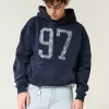 Boxy Washed Number Graphic Hoodie,Boxy Washed Number Graphic Hoodie Boxy Washed Number Graphic Hoodie,Boxy Washed Number Graphic Hoodie