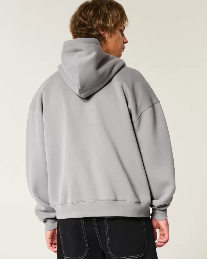 Boxy Zip-Up Hoodie,Boxy Zip-Up Hoodie Boxy Zip-Up Hoodie,Boxy Zip-Up Hoodie