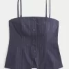 Button-Through Tube Top,Button-Through Tube Top Button-Through Tube Top,Button-Through Tube Top